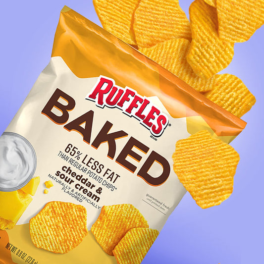 Baked Cheddar & Sour Cream Chips